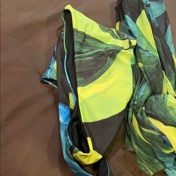 Louisa Ballou Plunge Floral Print Swimsuit - Picture 6 of 6